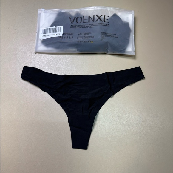 NIP XL Voenxe Seamless Thong Panties No Show Invisible Underwear 5 pack - Picture 2 of 4